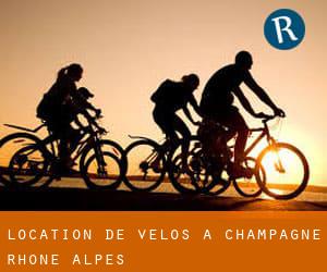 Location de Vélos à Champagne (Rhône-Alpes)