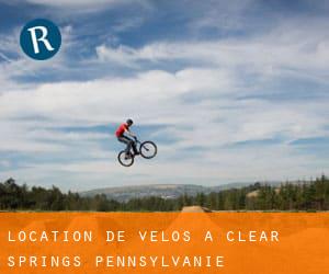 Location de Vélos à Clear Springs (Pennsylvanie)