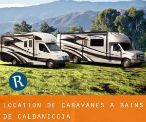 Location de Caravanes à Bains de Caldaniccia