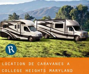 Location de Caravanes à College Heights (Maryland)