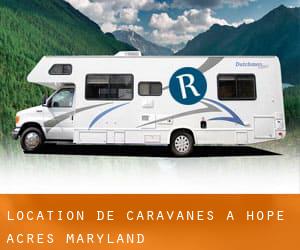 Location de Caravanes à Hope Acres (Maryland)