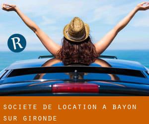 Société de location à Bayon-sur-Gironde