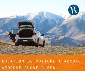 location de voiture à Accons (Ardèche, Rhône-Alpes)