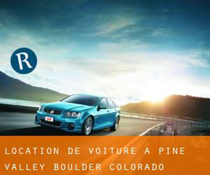 location de voiture à Pine Valley (Boulder, Colorado)